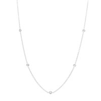 Collana Gazzola Gioielli in Oro bianco Diamante 0.10 Ct BBGT05CB02 - BBGT05CB02